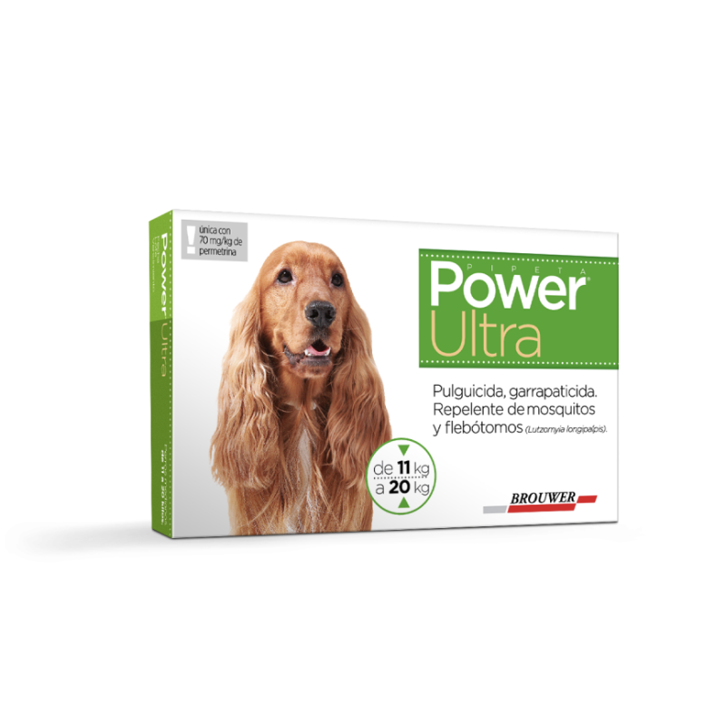 10_0e893373-cf96-40ba-b8cb-3df147686eaa Power Ultra antiparasitario para perros de 11 a 20 Kg. - Imagen 1