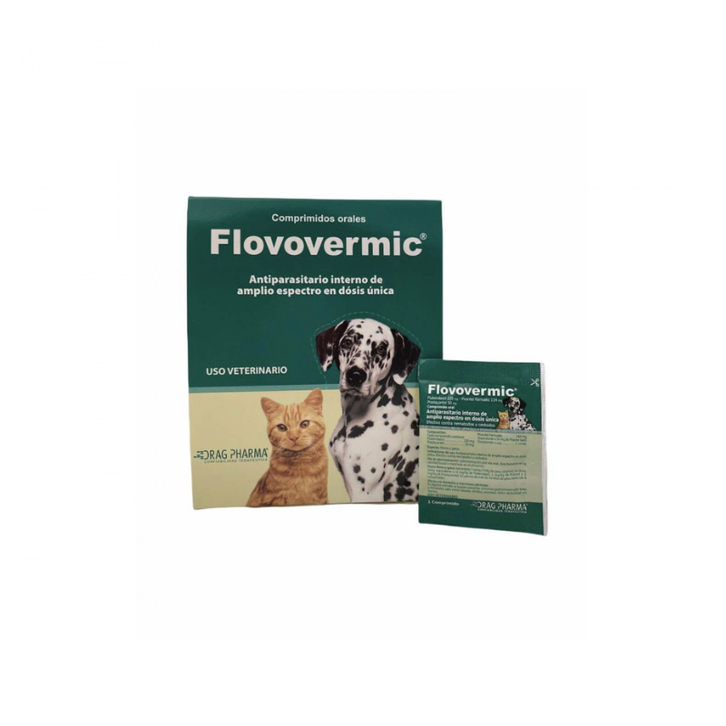 10_5589fd66-6e97-4a1e-84eb-517012637e5b Flovovermic antiparasitario perros y gatos - 1 comprimido - Imagen 1