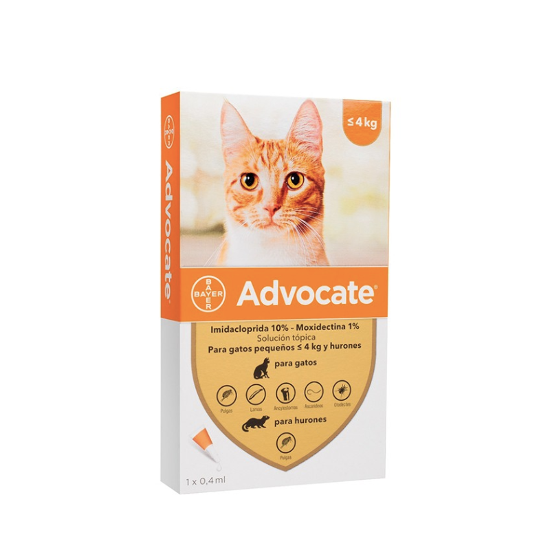 11_c70279f1-4155-462c-95ce-4ef0c82dcc01 Advocate antiparasitario gatos hasta 4 Kg. - Imagen 1