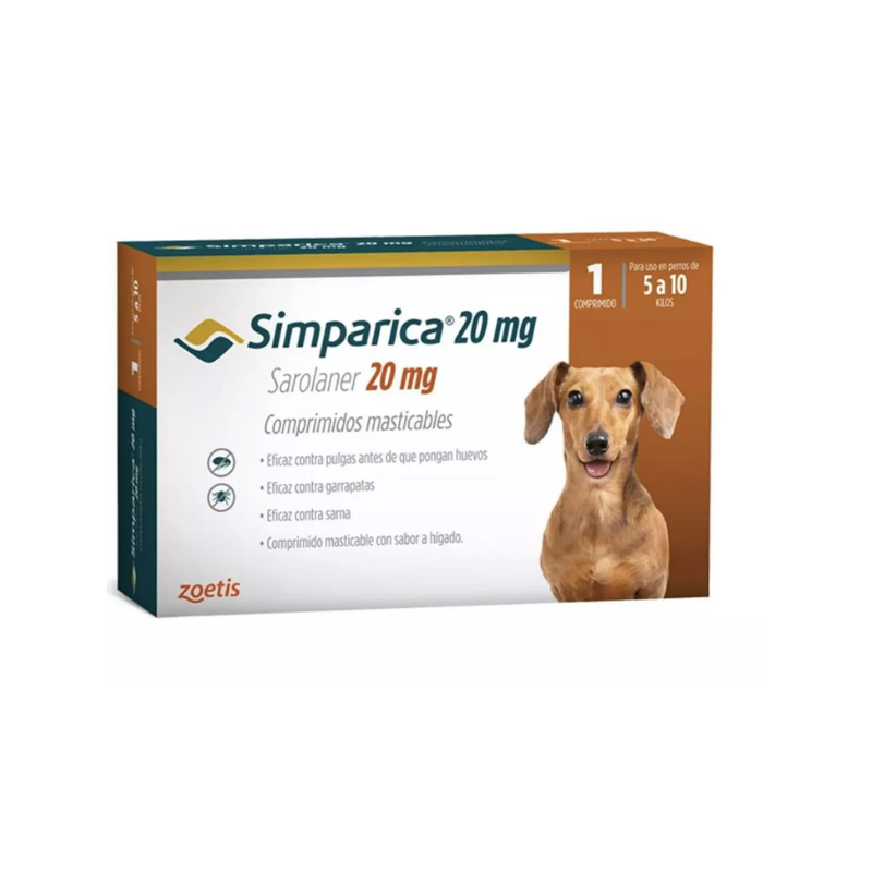 12_4f4f86e9-1bf7-4b49-8dfc-c3ce91cdc90b Simparica antiparasitario perros de 5 a 10 Kg. (1 comp) - Imagen 1