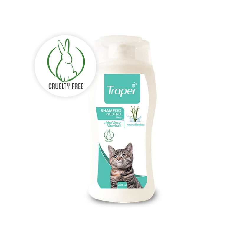 14_909c557b-b93d-417f-80e0-96c9fd8fa7dc Shampoo neutro para gatos Traper - Imagen 1