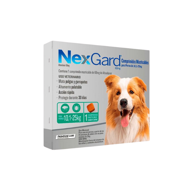 15_1a0f8fc5-b924-4354-922e-f0c0fa5d7299 Nexgard antiparasitario para perros 10 a 25 kilos (1 comp.) - Imagen 1