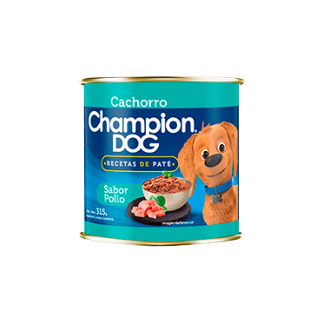 15_b4fe3204-9475-407e-91a9-a4e1c09e4b20 Lata Champion Dog Cachorros Recetas de Paté - Pollo (315 gr.) - Imagen 1