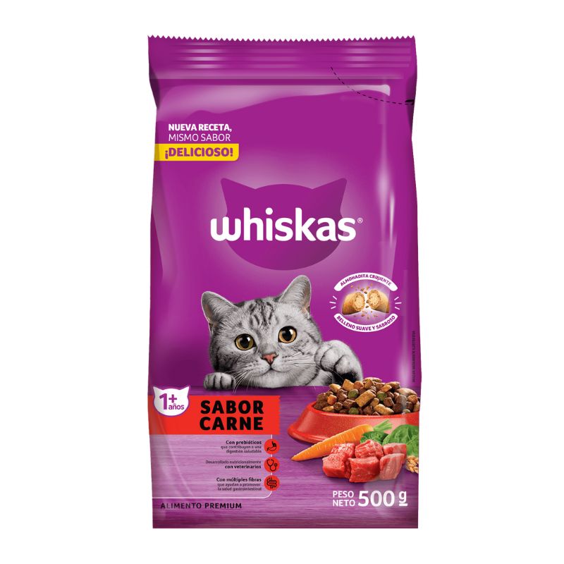 20 Whiskas comida para Gatos Adultos - Carne 10 Kg. - Imagen 1