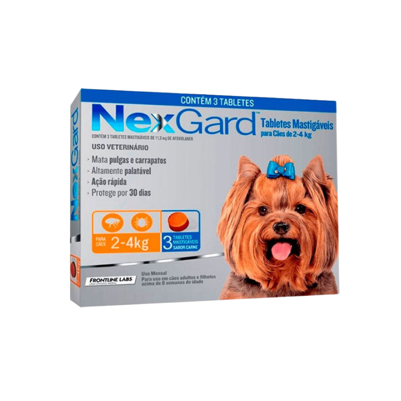 21_1d05a03e-c81b-40c6-814c-0ba8d845a013 Nexgard antiparasitario para perros 2 a 4 kilos (3 comp.) - Imagen 1