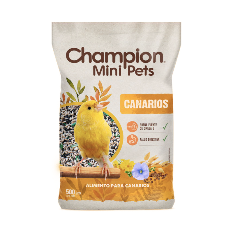 21_81d7b34d-2a68-4493-a8c5-1a98288f7982 Champion Mini Pets comida Canarios 500 gr. - Imagen 1
