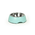 Plato para mascotas acero inox y melamina S