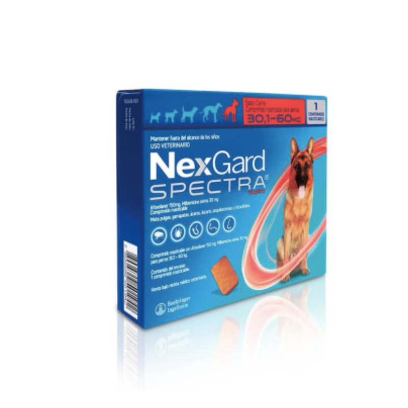 6_915eefb1-6b51-4dfb-b59f-6632a642cb3a NexGard Spectra 30 a 60 Kg. (1 comprimido) - antiparasitario para perros - Imagen 1