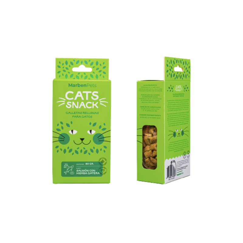 7_298ac6ff-d1fd-4349-b9e7-f4fb4714712b Cats Snacks - Salmón con hierba gatera 80 Gr. - Imagen 1