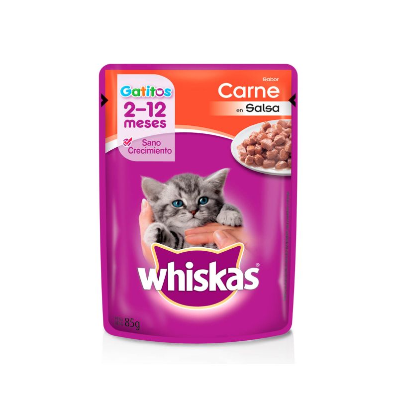 9_2b74cdb4-b816-4928-b523-872f6dd4d9d2 Pack 12 sobres Whiskas Gatitos - Sabor Carne - Imagen 1