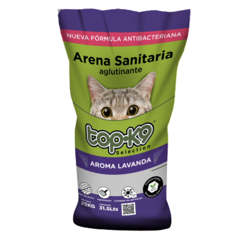 9_f536b034-8716-4c54-a1e9-9b99bbae6d93 Arena Sanitaria para gatos TopK9 Lavanda 25 Kg. - Imagen 1