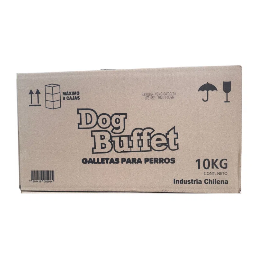 Copia de Sin título (7) Caja galletas perro Dog Buffet 10 Kg. - Imagen 1