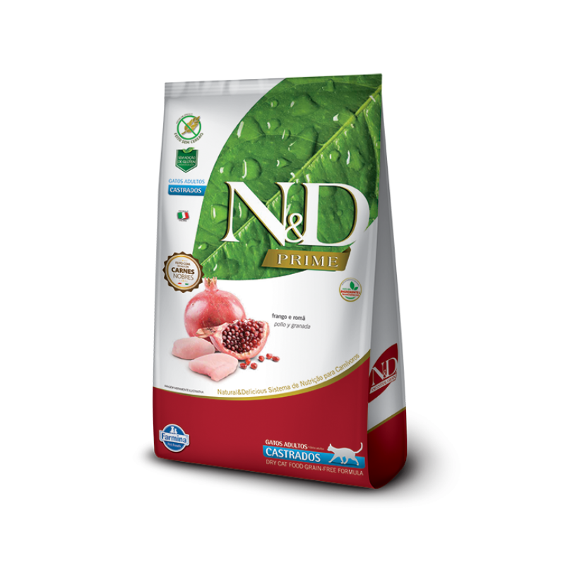 FOTOS SIN FONDO (2) N&D comida para Gato Castrado 1.5 Kg - Imagen 1