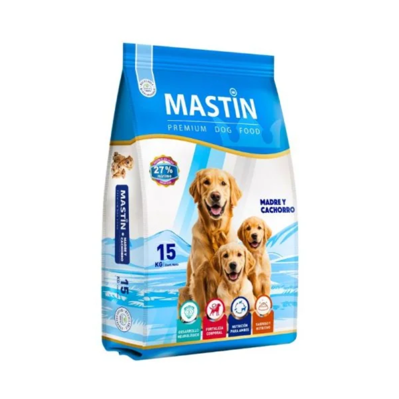 FOTOS SIN FONDO (8) Mastín comida perro Cachorro 15 Kg. - Imagen 1