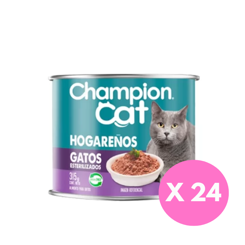 FOTOS SIN FONDO (9) Pack 24 Latas Champion Cat Recetas de Paté Hogareños - Salmón - Imagen 1