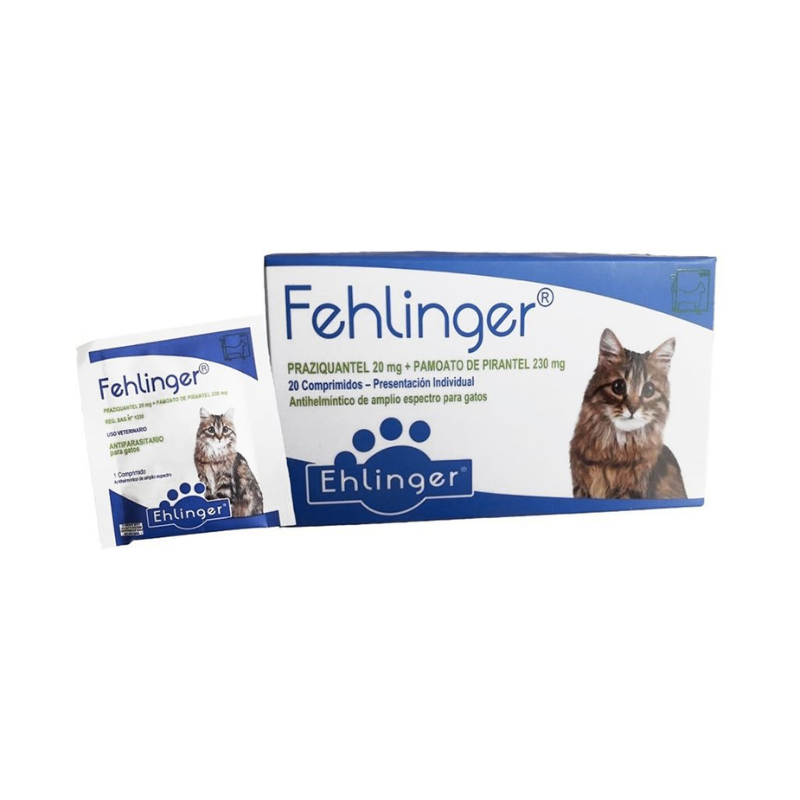 FOTOSFONDOBLANCO_02791777-9ddd-4efc-9838-8058490e98f9 Fehlinger Antiparasitario gatos - 1 comprimido - Imagen 1