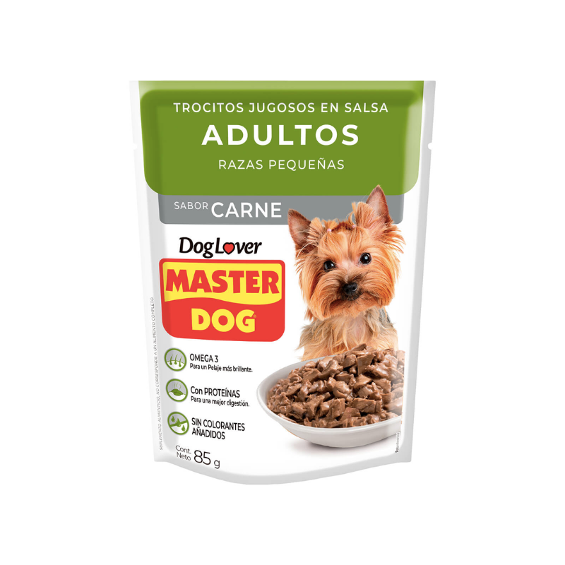 FOTOSFONDOBLANCO_d7b33ccf-8491-4f8d-866a-c5d8d5b0c04c Sobre Master Dog Adultos Razas Pequeñas 85 gr. - Imagen 1