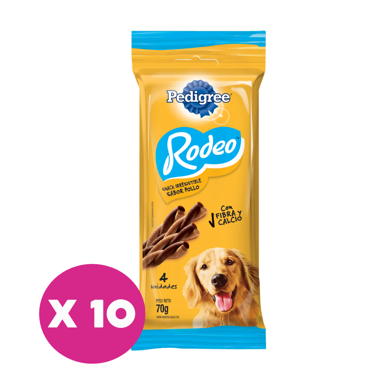 FOTOSSINFONDO_1_c33136ca-f200-4a67-b3b7-68e69fb7fba8 Pack 10 Snack Pedigree Rodeo - Pollo - Imagen 1