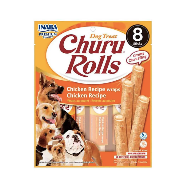FOTOSSINFONDO_1_da88b074-b9da-4475-8d52-35922cccbacc Churu Rolls Pollo con relleno de pollo - 8 un. - Imagen 1