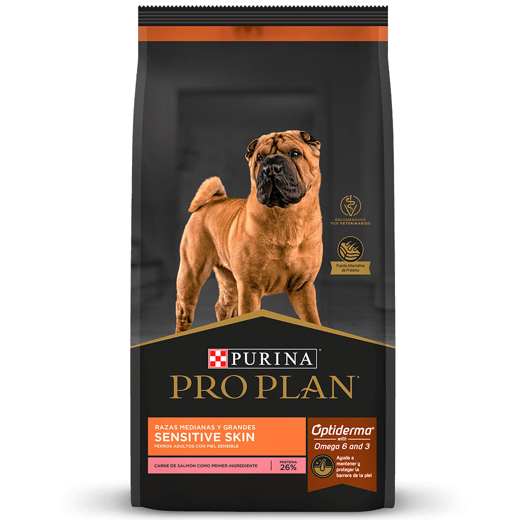 Pro-Plan-Sensitive-Skin-Salmon-Razas-Medianas Pro Plan Sensitive Skin comida perro Razas Medianas 12 Kg. - Imagen 1