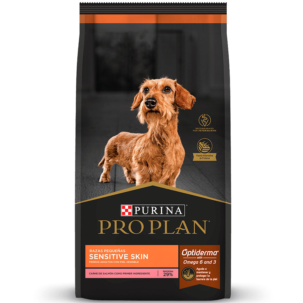 Pro-Plan-Sensitive-Skin-Salmon-Razas-Pequenas Pro Plan Sensitive Skin comida perro Razas Pequeñas 3 Kg. - Imagen 1