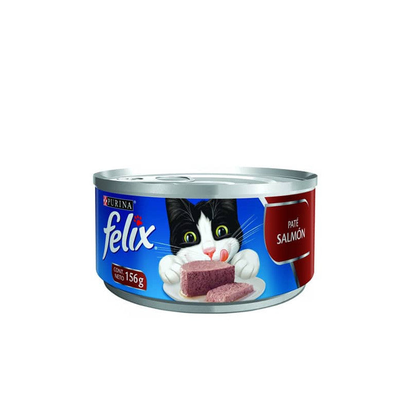 felix-pate-de-salmon-lata Lata Felix comida gato - Paté de Salmón (156 gr.) - Imagen 1