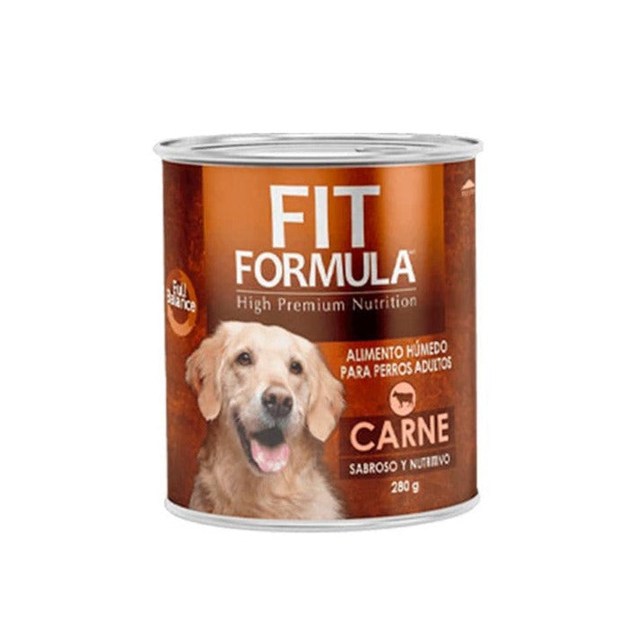 fit-formula-lata-adultos-carne Lata Fit Formula Perro Adulto - Sabor Carne (280 gr.) - Imagen 1