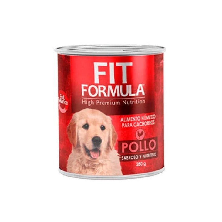 fit-formula-lata-cachorros-pollo Lata Fit Formula Perro Cachorro - Pollo (280 gr.) - Imagen 1