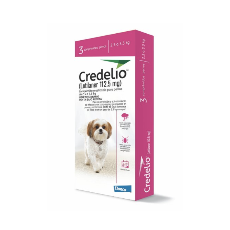 10_dbe250c3-1178-41be-b13e-d97d00735e93 Credelio antiparasitario perro de 2,5 a 5 Kg. (3 comp.) - Imagen 1