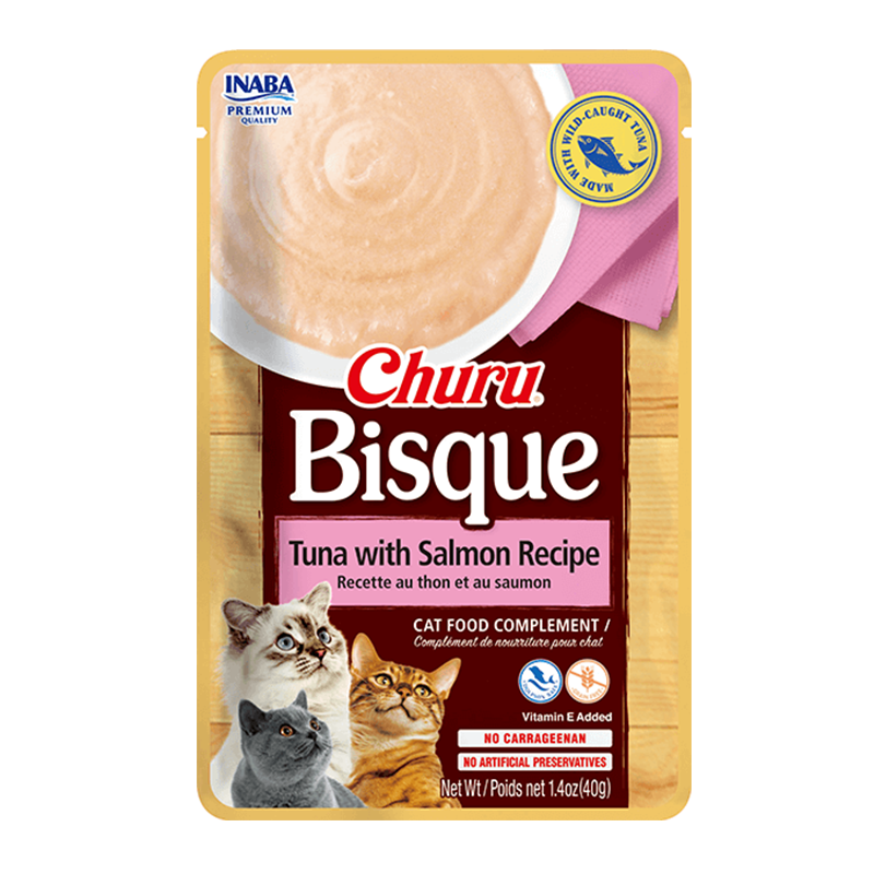 FOTOSSINFONDO_12 Churu Bisque Atún con salmón 40 gr. - Imagen 1