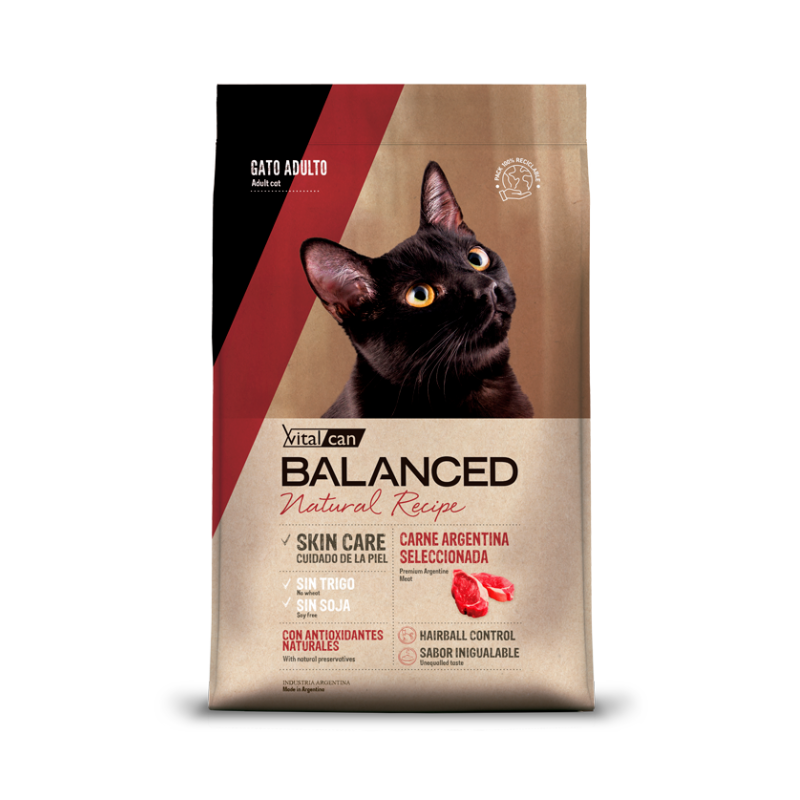 FOTOSSINFONDO_8f0de24a-be95-489b-9637-fe615365a096 VitalCan Balanced Natural Recipe Carne para gato adulto 7.5 Kg. - Imagen 1