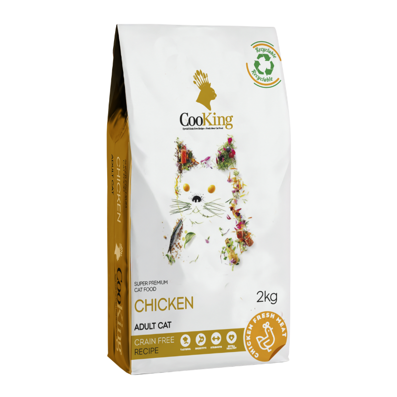 FOTOS SIN FONDO (1) CooKing comida gato Adulto Chicken 2 Kg. - Imagen 1