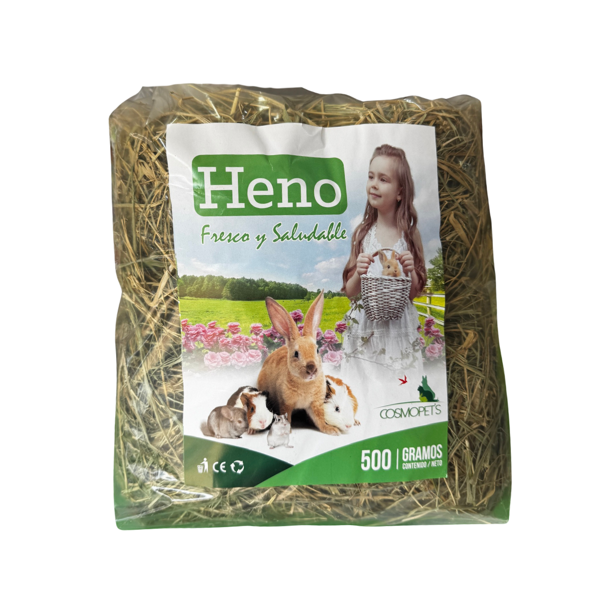 FOTOS SIN FONDO Heno de Ballica Cosmopet 500 gr. - Imagen 1