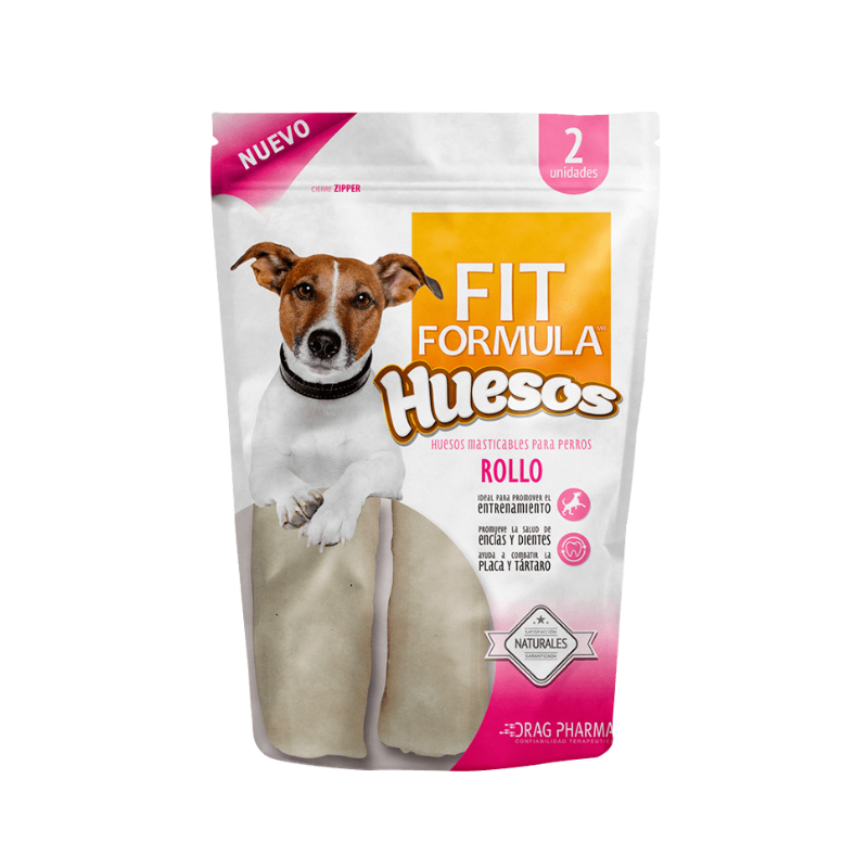 FOTOS SIN FONDO Snack Fit Formula Huesos Masticables Rollo 2 un. - Imagen 1