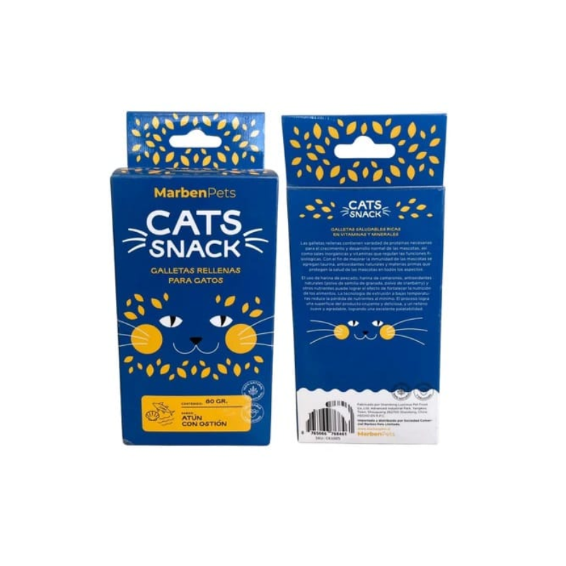 FOTOS SIN FONDO Cats Snack premio para gatos - Atún con ostión 80 gr. - Imagen 1