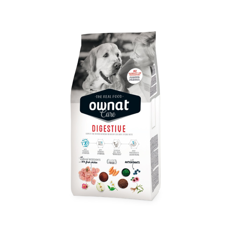 ownat Ownat Care para perro Digestive 3 Kg. - Imagen 1