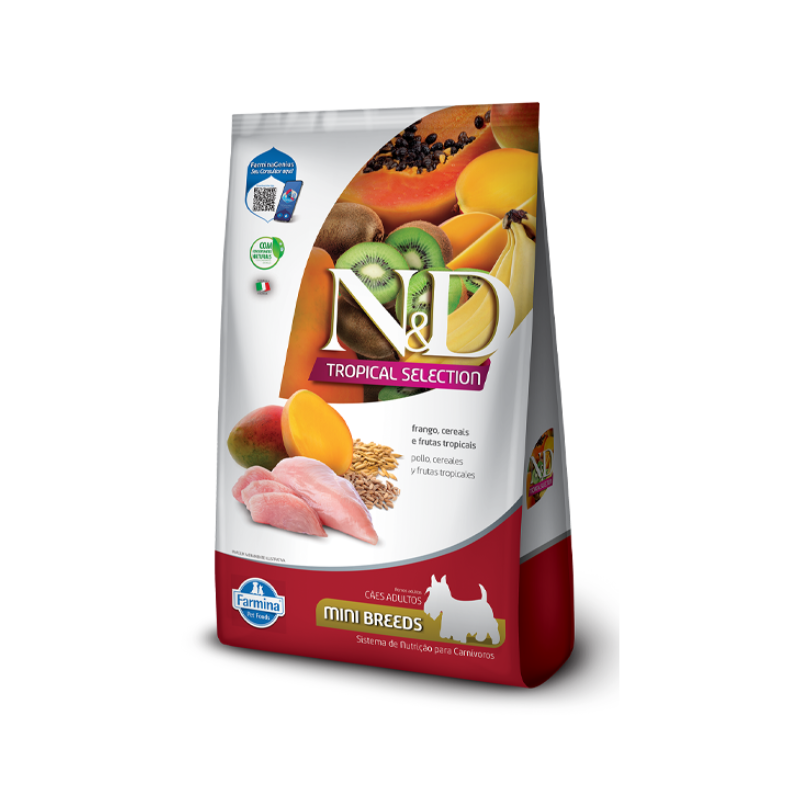 tropical pollo ad mini N&D Tropical con pollo comida perro adulto mini 2.5 Kg. - Imagen 1