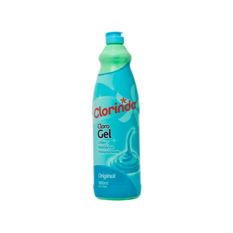 clrinda gel original 900 Clorinda Cloro Gel Original 900ml - Imagen 1