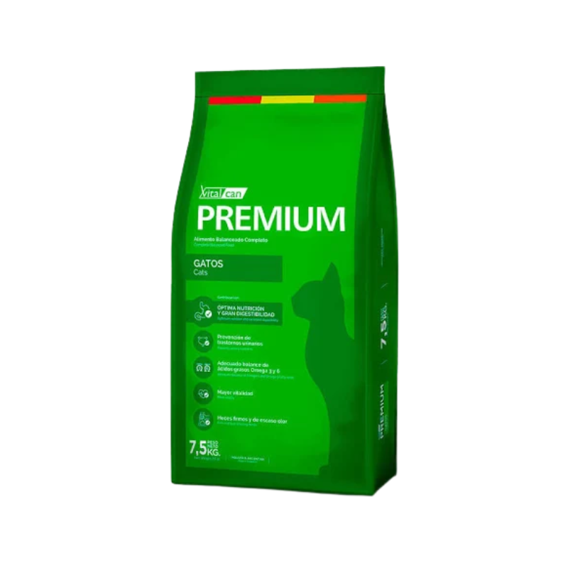 FOTOS SIN FONDO VitalCan Premium comida Gato Adulto 7.5 Kg. - Imagen 1