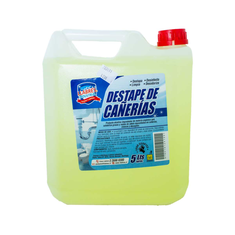 FOTOS SIN FONDO (13) Destape de cañerias Llabres 5 litros - Imagen 1