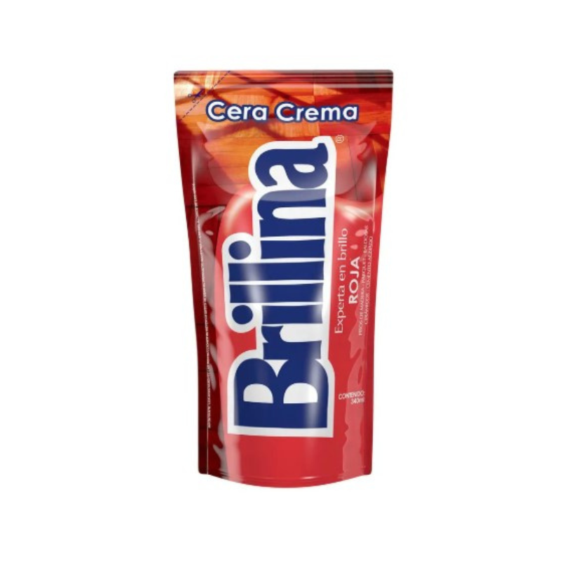 cera brillina crema roja Cera Crema Brillina Roja 340 ml. - Imagen 1