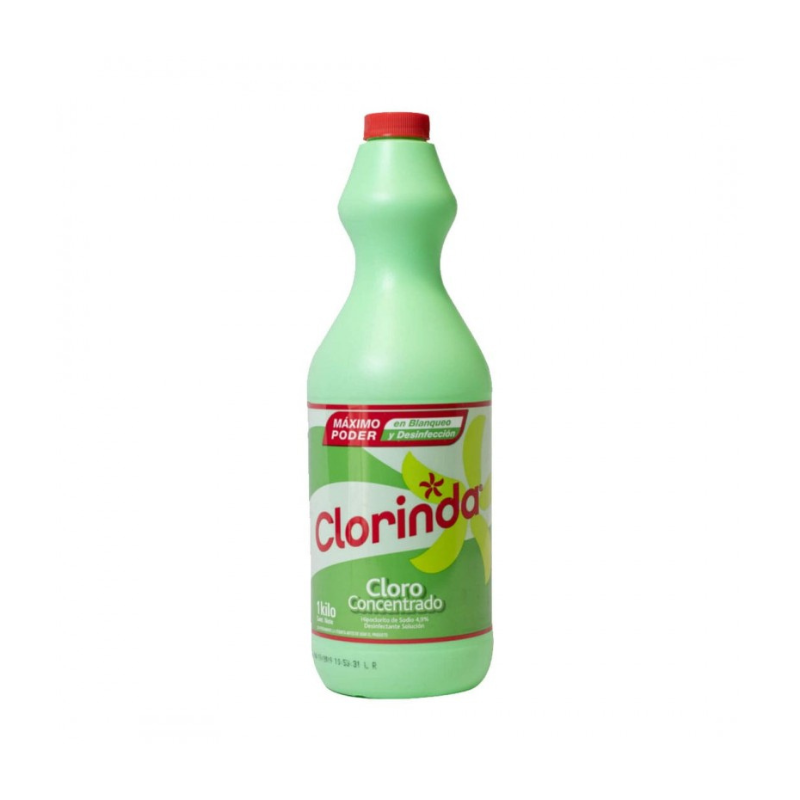 clorinda 1lt Cloro Concentrado Clorinda 1lt - Imagen 1
