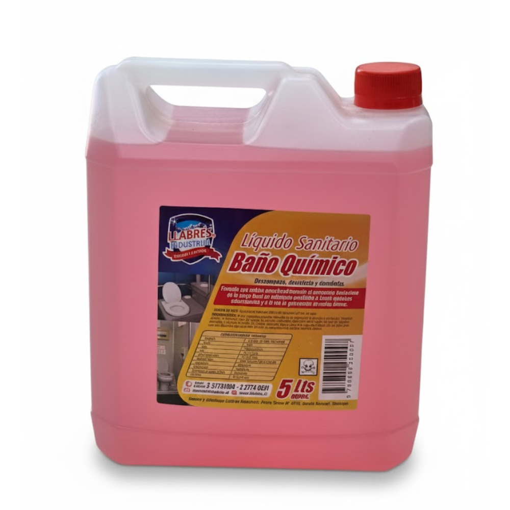 banoquimico Degradante sanitario baño químico Llabres 5 Litros. - Imagen 1