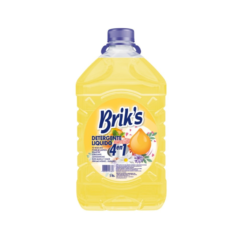 FOTOS SIN FONDO Detergente líquido Briks 4 en 1. 5 litros - Imagen 1