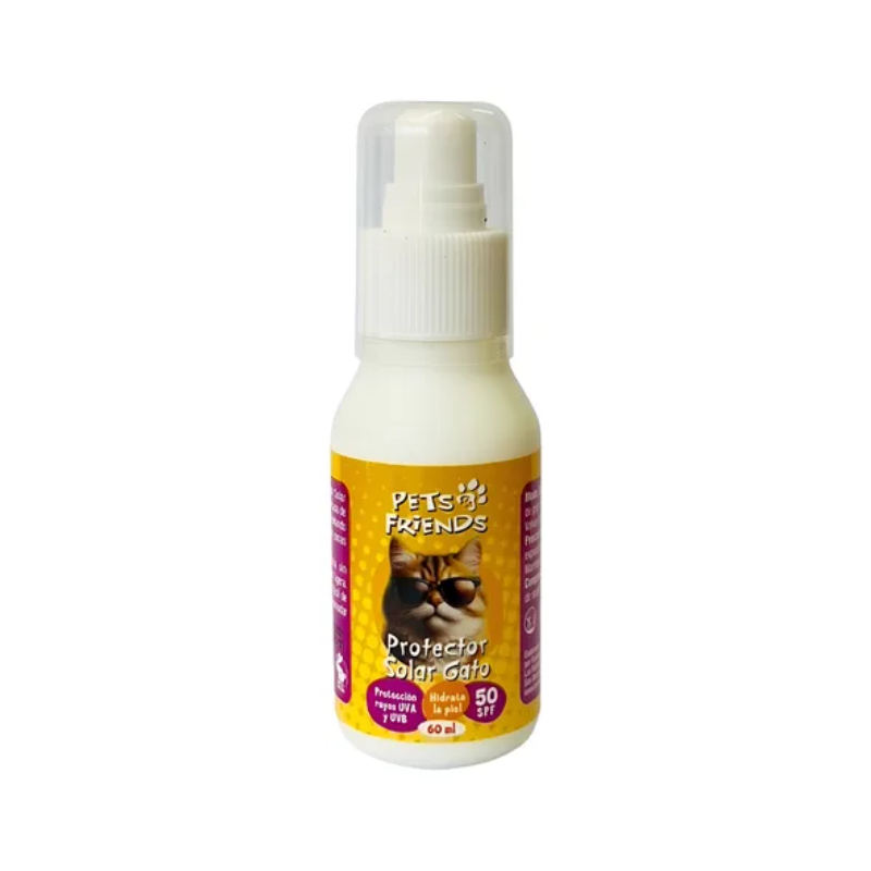 protector gato Protector solar para gatos Pets and Friends 60 ml. - Imagen 1