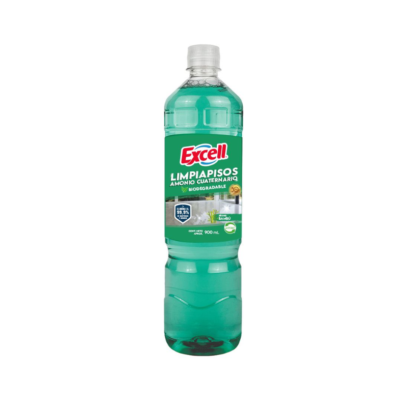 bambu Limpiapisos Excell con Amonio Cuaternario Bambú 900 ml. - Imagen 1