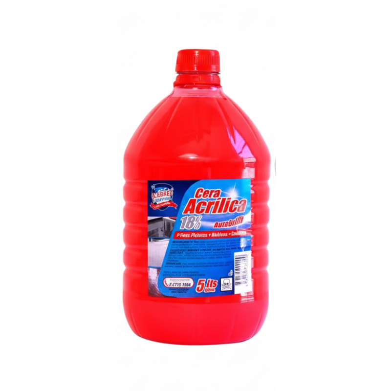 cera acr roja Cera Acrilica 18% Autobrillo Llabres Roja 5 litros - Imagen 1