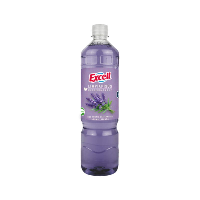 lavanda Limpiapisos Excell con Amonio Cuaternario Lavanda 900 ml. - Imagen 1